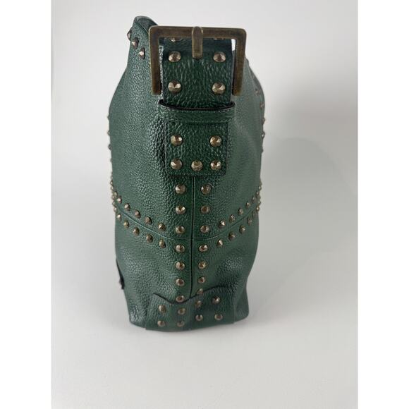 BCBGMaxAzria Green Studded Shoulder Bag - Picture 4 of 13
